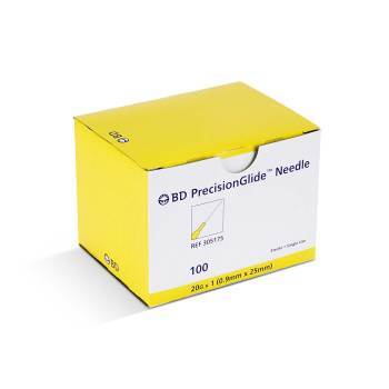 BD Hypodermic Needle 1 Inch 20 G - 100 Pack - Pets Drug Mart