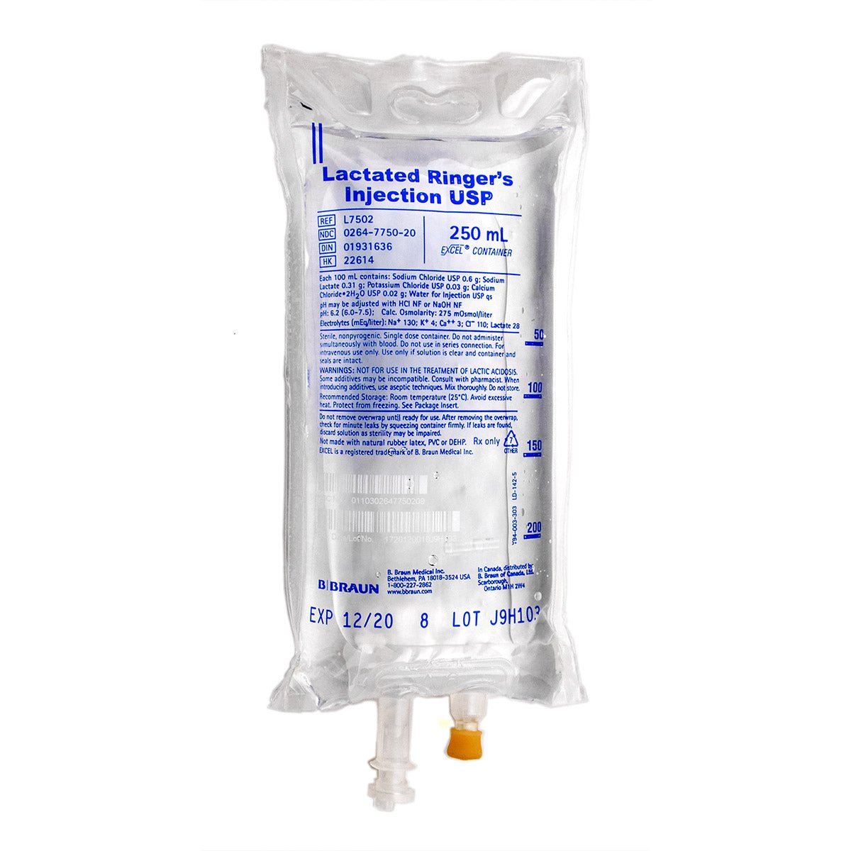 Braun Lactated Ringer's Solution Injection - Pets Drug Mart