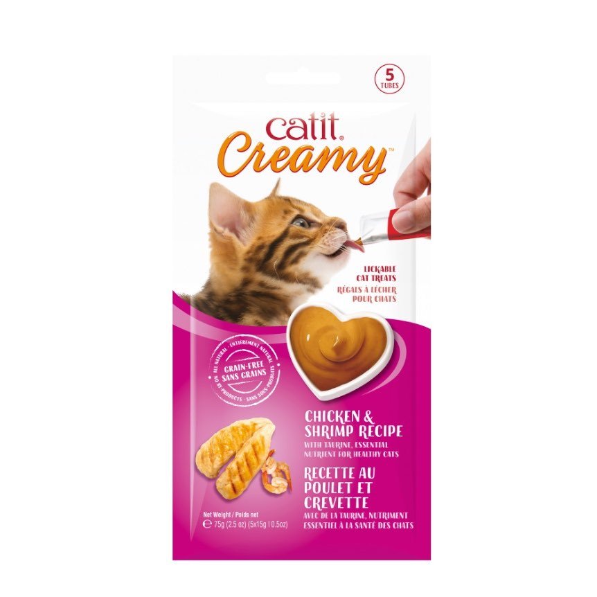 Catit Creamy Lickable Cat Treats Chicken & Shrimp - Pets Drug Mart