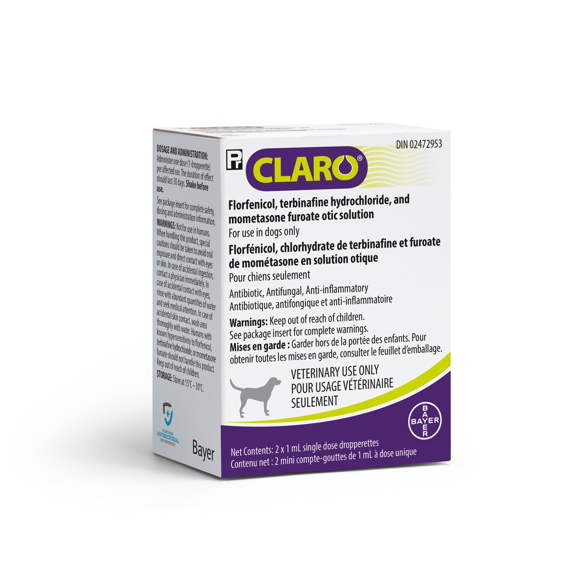 Claro Otic Solution - Pets Drug Mart