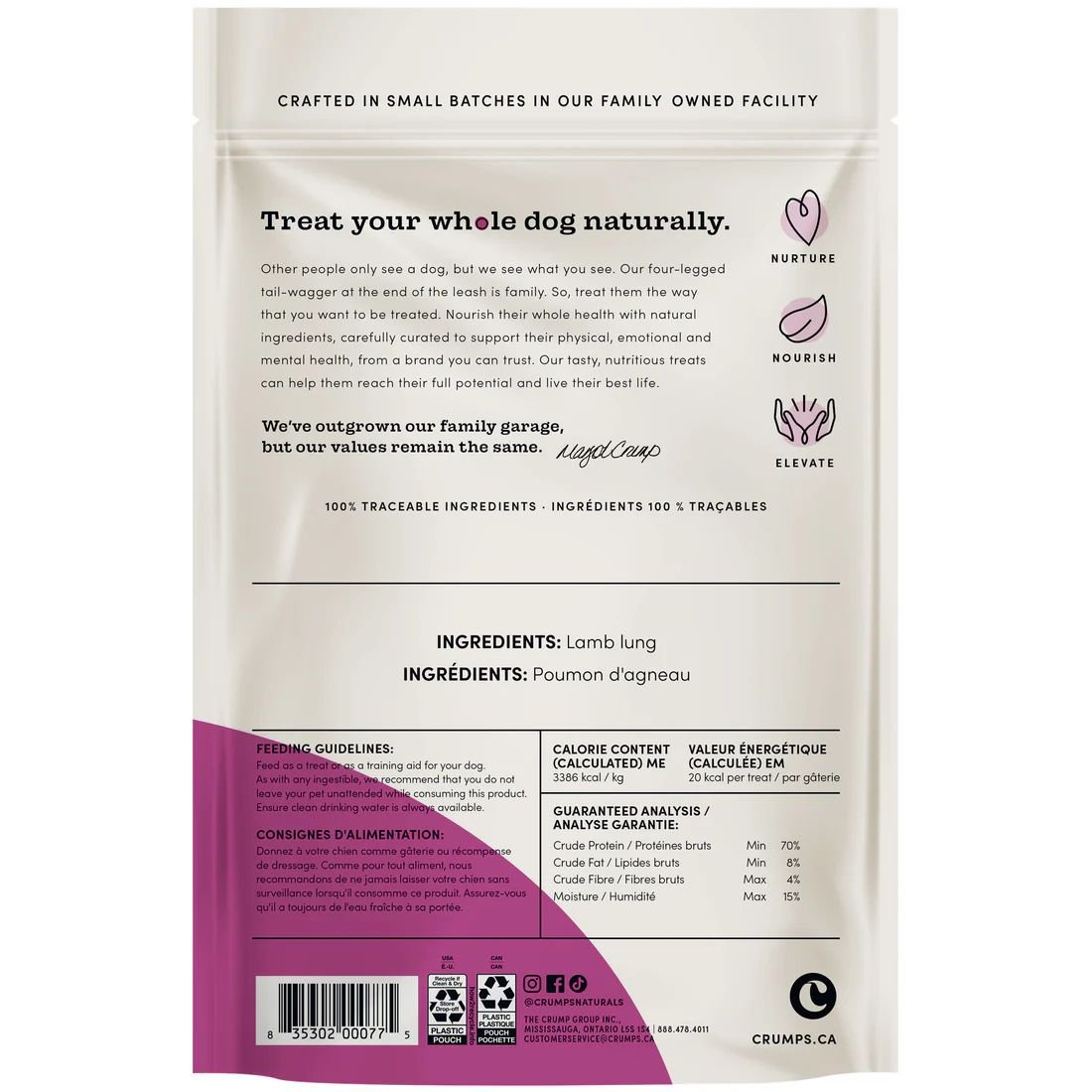Crumps' Naturals Lamp Chops - Pets Drug Mart