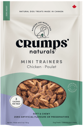 Crumps' Naturals Soft & Chewy Chicken Mini Trainers for Dogs - Pets Drug Mart
