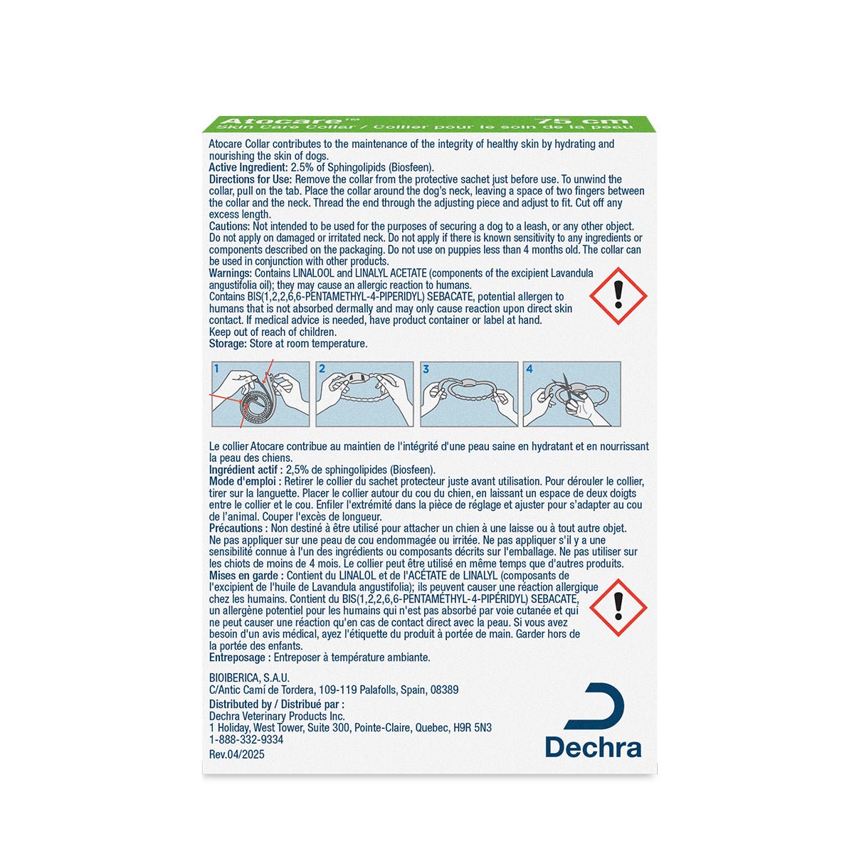 Dechra Atocare Collar for Dogs - Pets Drug Mart