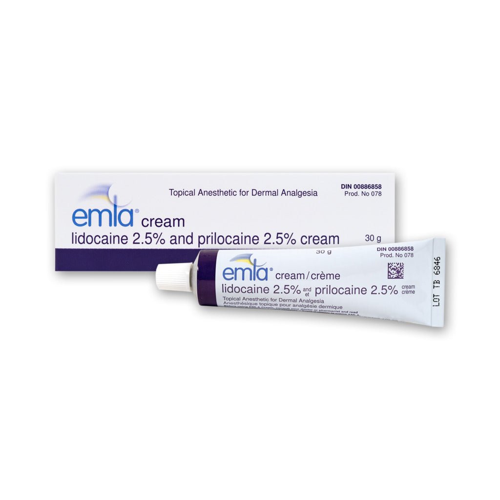 EMLA (Lidocaine 2.5% and Prilocaine 2.5%) Topical Anesthetic Cream