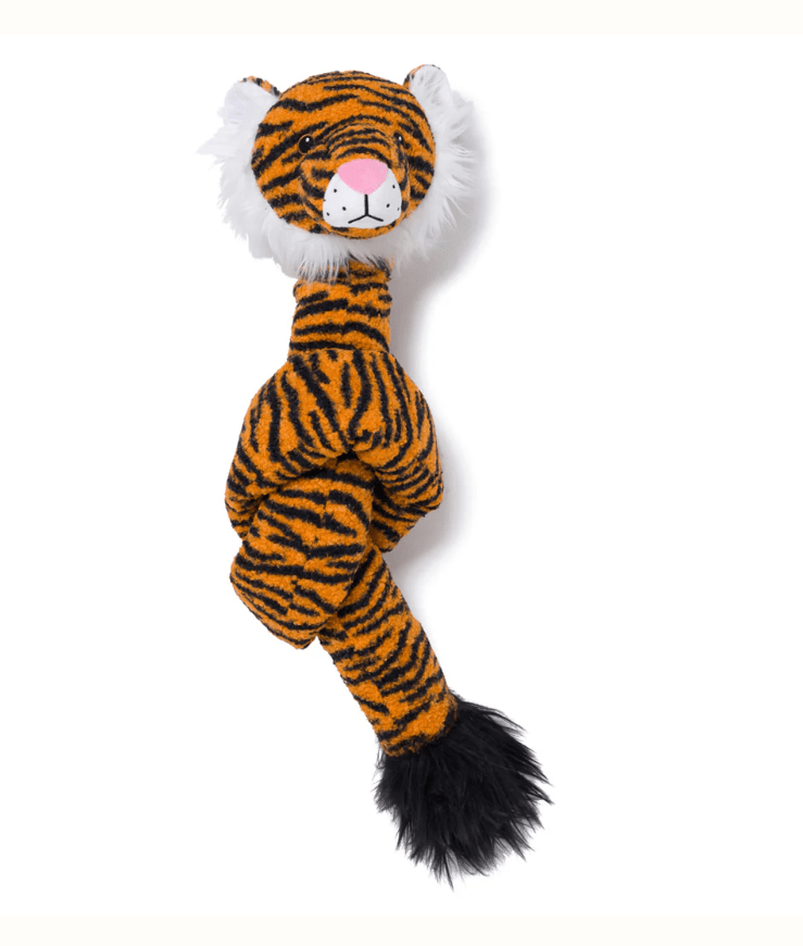 FabDog Twisty Tiger Plush Dog Toy - Pets Drug Mart