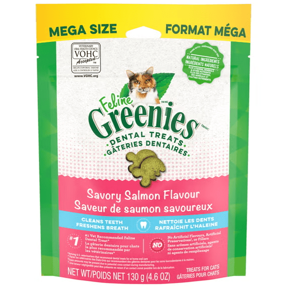 Greenies Savoury Salmon Flavour Dental Treats for Cats - Pets Drug Mart