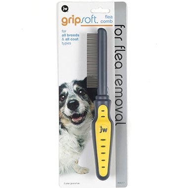 JW Soft Grip Flea Removal Comb - Pets Drug Mart