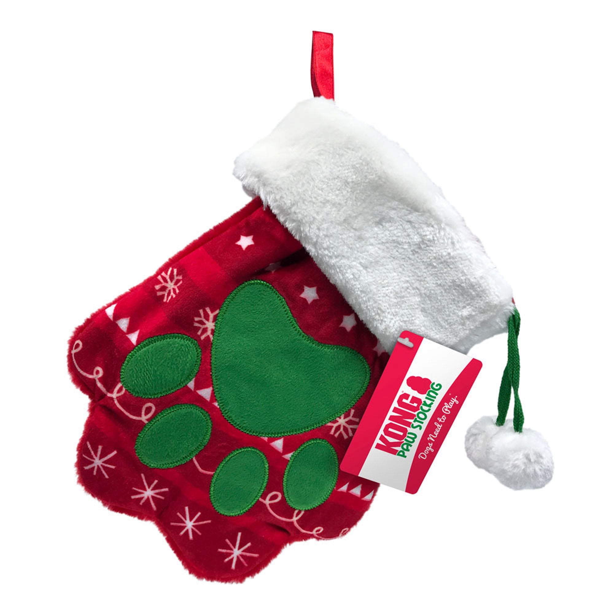 KONG Holiday Paw Stocking Dog Toy - Pets Drug Mart