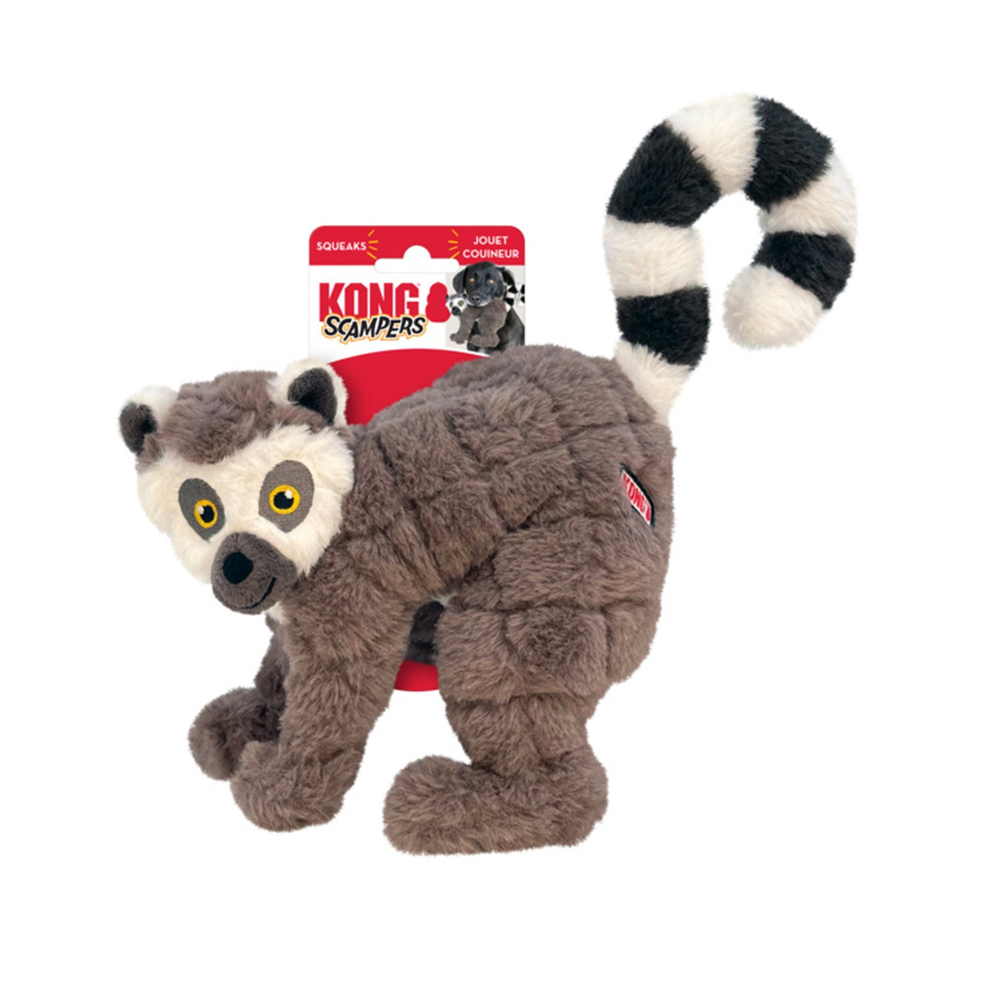 KONG Scampers Lemur Plush Dog Toy - Pets Drug Mart