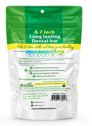 Mellow Premium Long-Lasting Peanut Butter Dental Stick - Pets Drug Mart