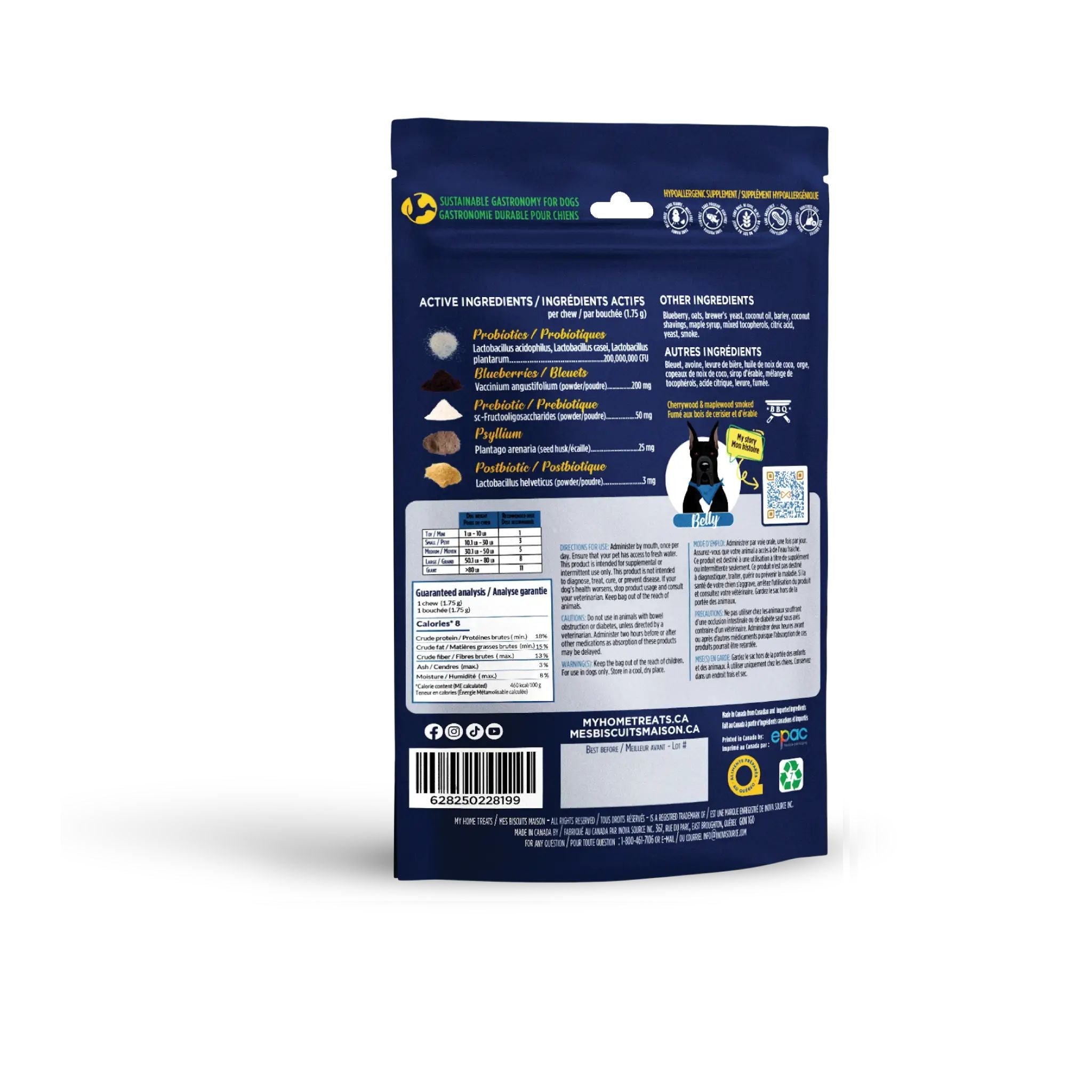 My Home Treats Digestion+ Supplement Treats for Dogs - Pets Drug Mart
