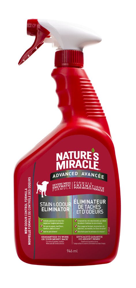 Nature's Miracle Advanced Stain & Odour Spray For Dogs - Pets Drug Mart