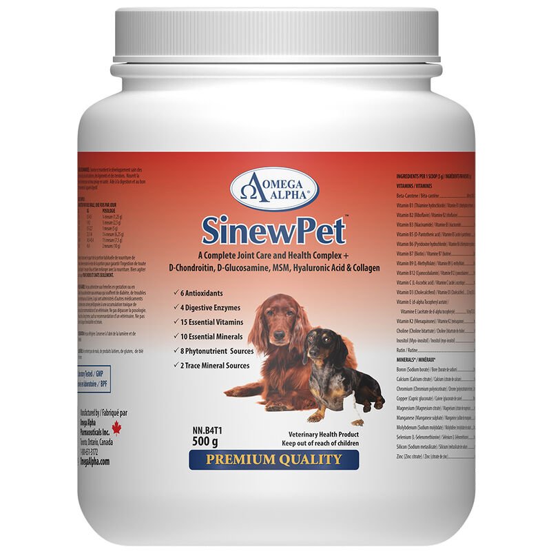 Omega Alpha SinewPet Supplement For Dogs - Pets Drug Mart