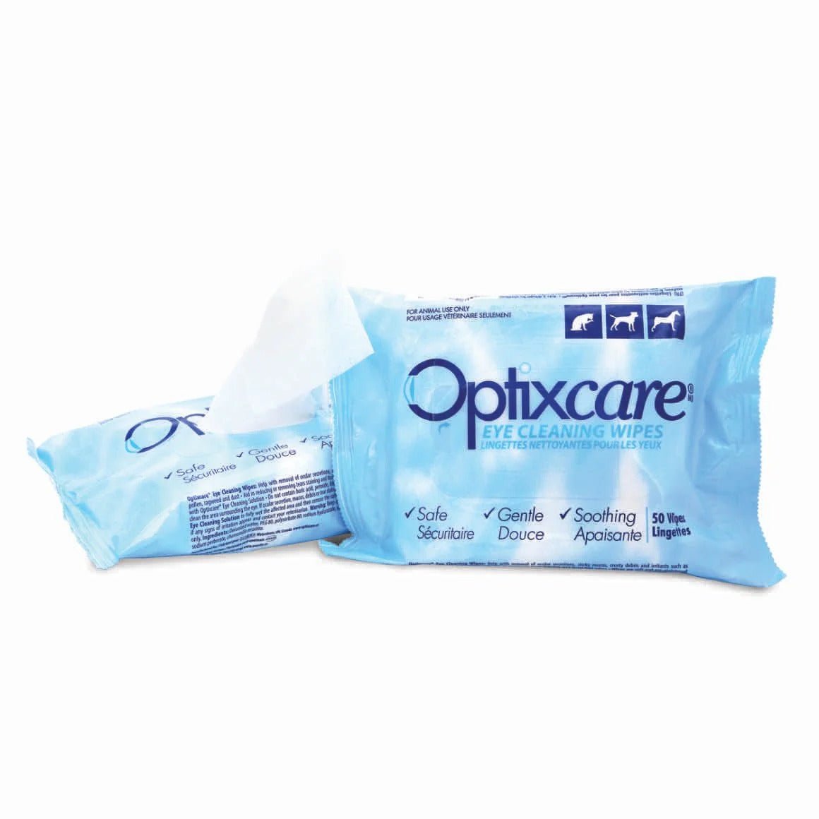 Optixcare Eye Cleaning Wipes - Pets Drug Mart