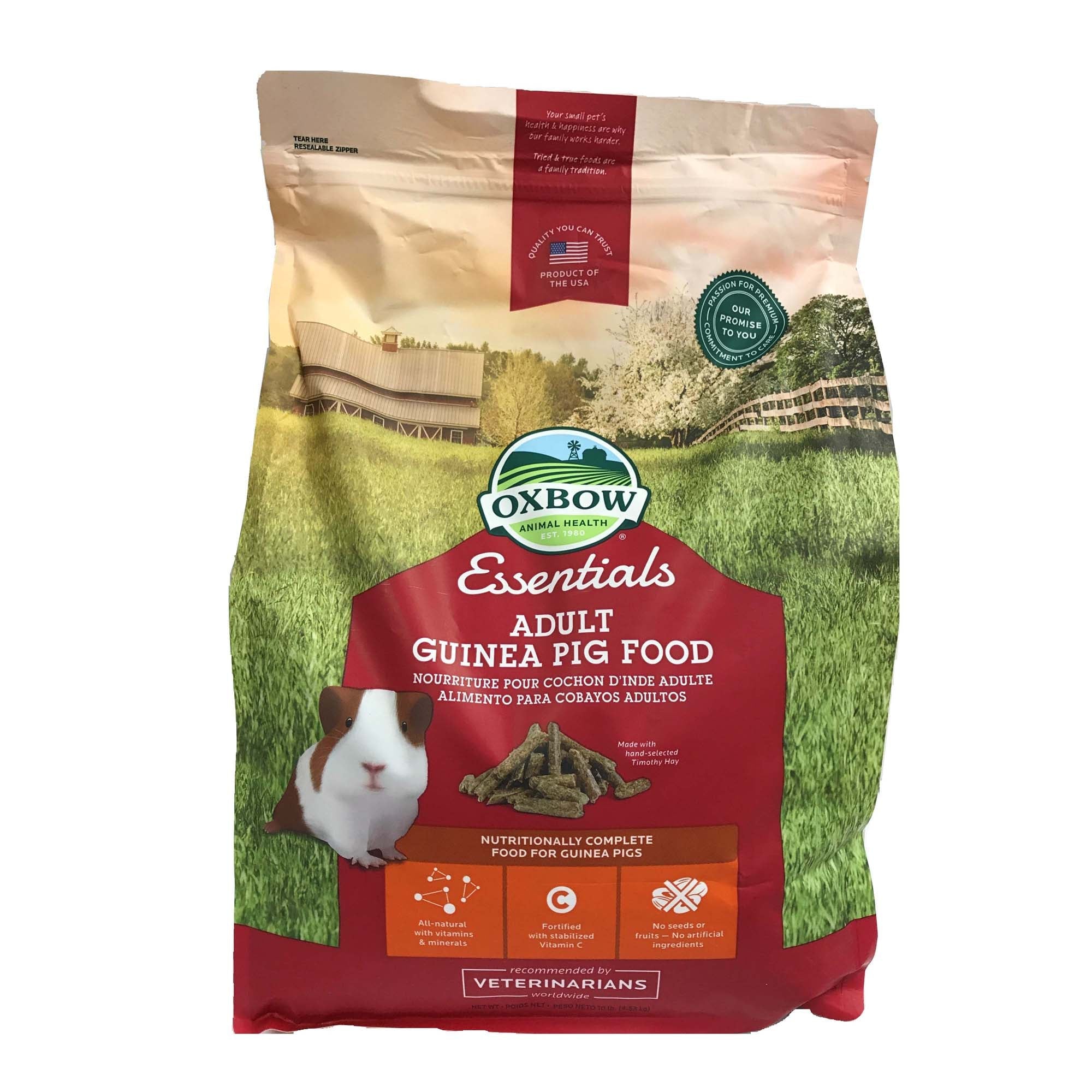 Oxbow Essentials Adult Guinea Pig Food - Pets Drug Mart