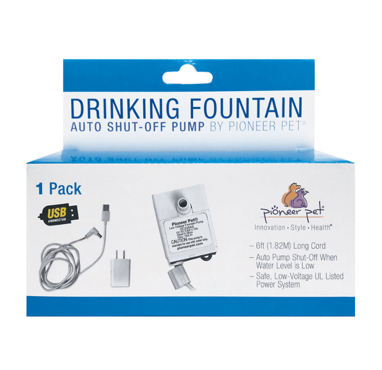 Pioneer Pet Drinking Fountain Auto Shut-Off Pump - Pets Drug Mart