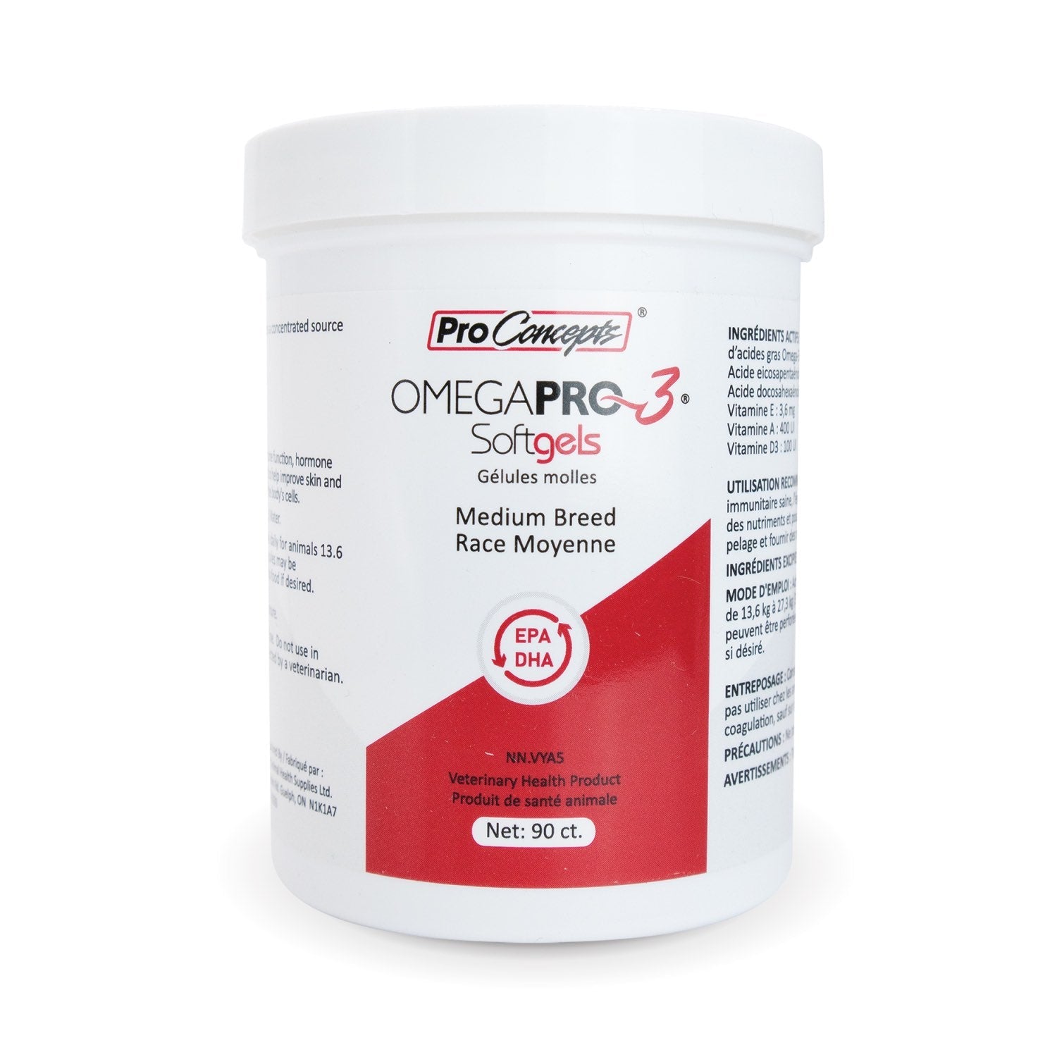 ProConcepts OmegaPro - 3 Softgels Medium Breed (300 mg) - Pets Drug Mart