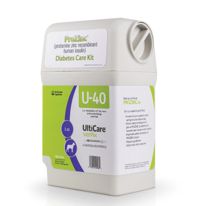 ProZinc UltiCare Care Kit Dispenser & U - 40 Insulin Syringes 29G x 1/2 Inch 100 Pack - Pets Drug Mart