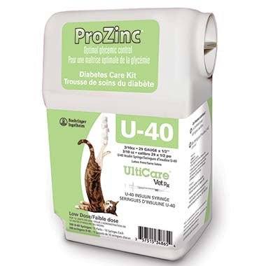 ProZinc UltiCare Care Kit Dispenser & U - 40 Insulin Syringes 29G x 1/2 Inch 100 Pack - Pets Drug Mart