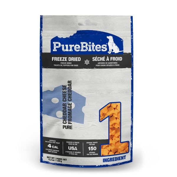 PureBites Freeze Dried Cheddar Cheese Treats For Dogs - Pets Drug Mart