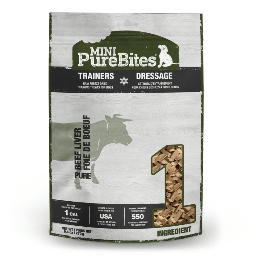 PureBites Mini Freeze Dried Beef Liver Trainers Treats For Dogs - Pets Drug Mart