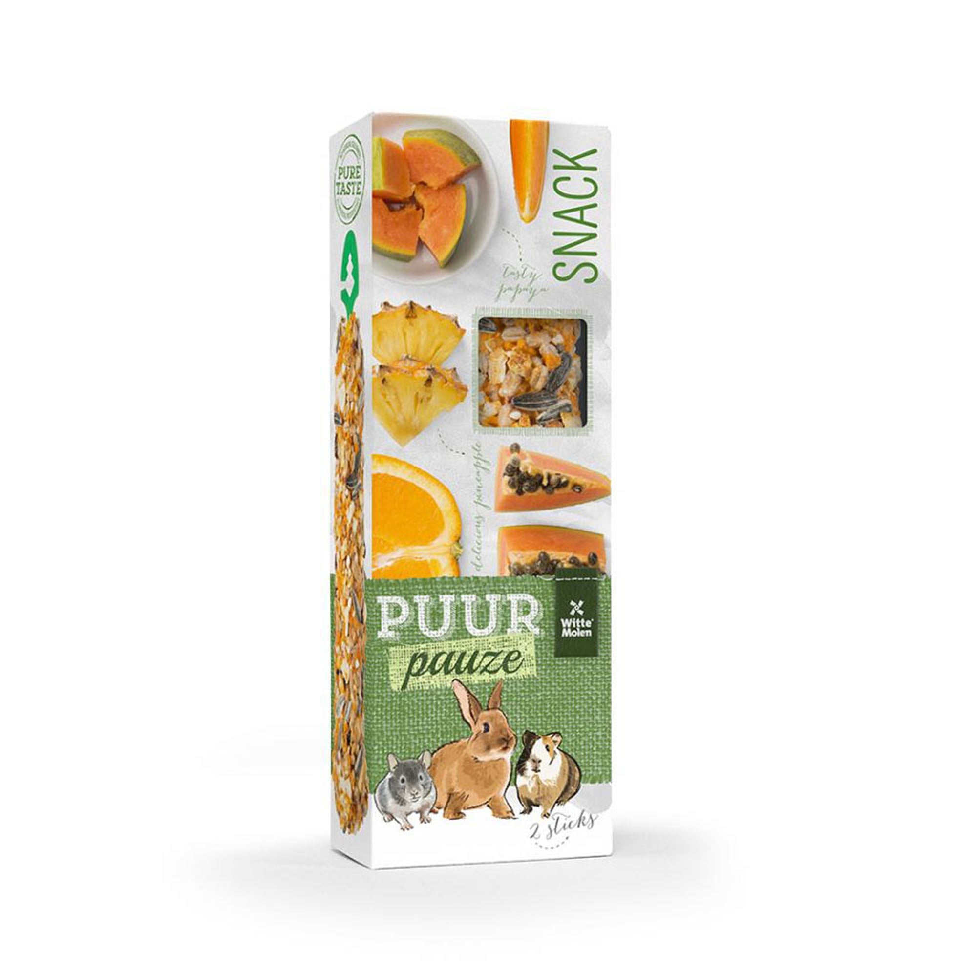 PUUR Pauze Sticks Orange & Papaya 2 Count - Pets Drug Mart