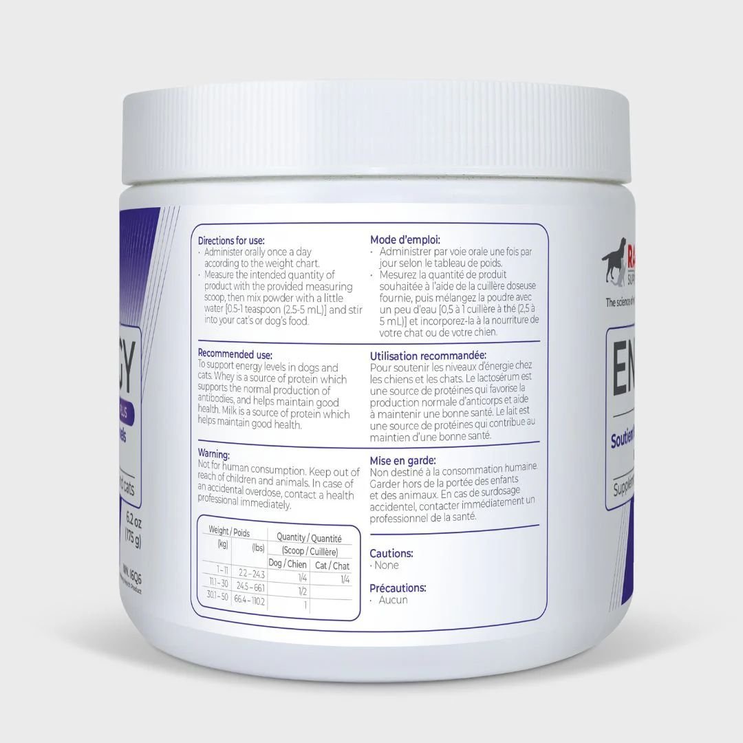 Raw Support Energy Supplement For Cats & Dogs - Pets Drug Mart
