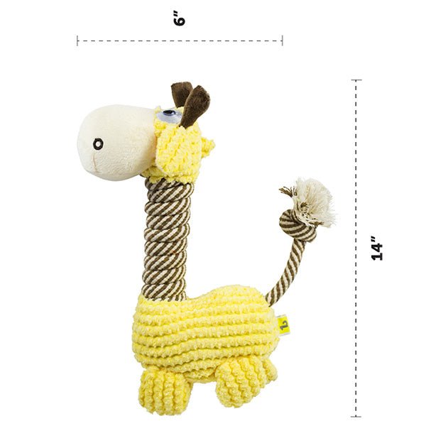 Rope Neck Dog Toy Rio The Flamingo - Pets Drug Mart