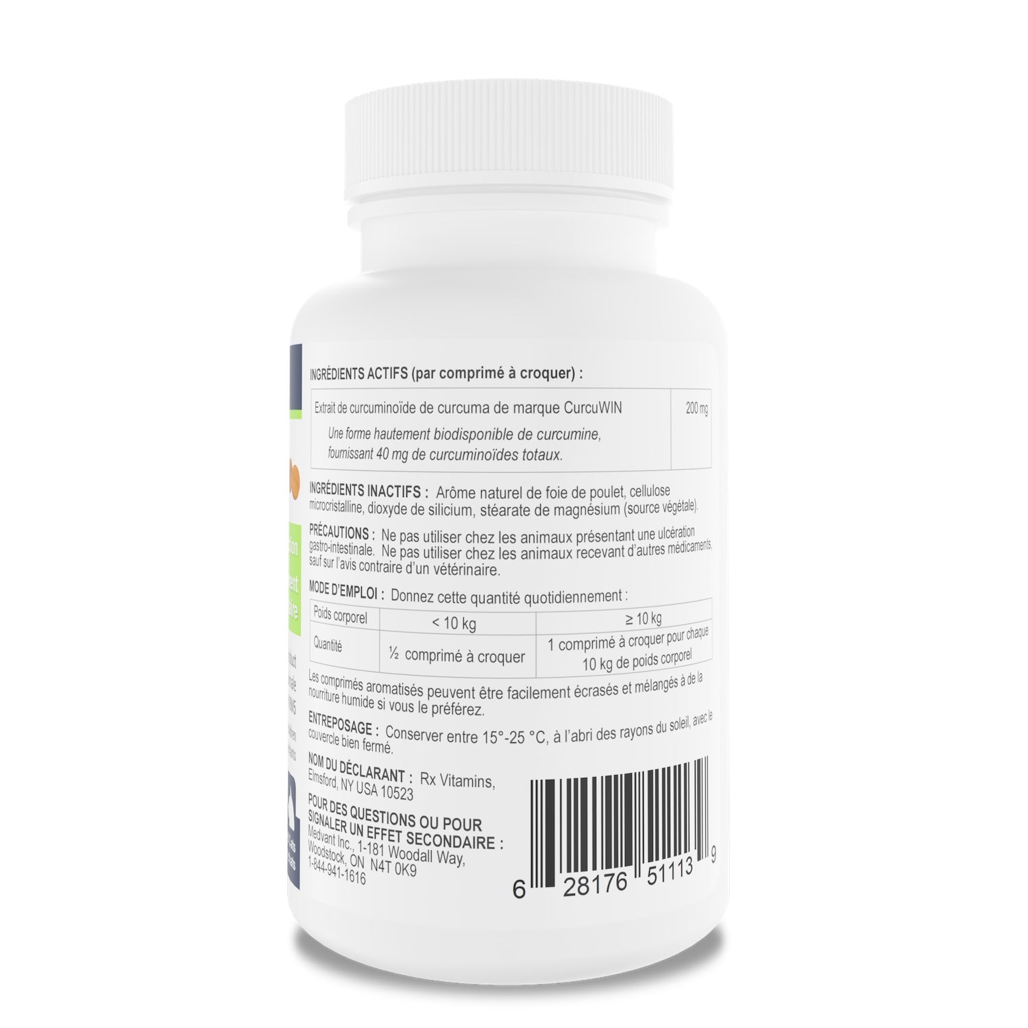 Rx Vitamins CurcuWIN - Pets Drug Mart