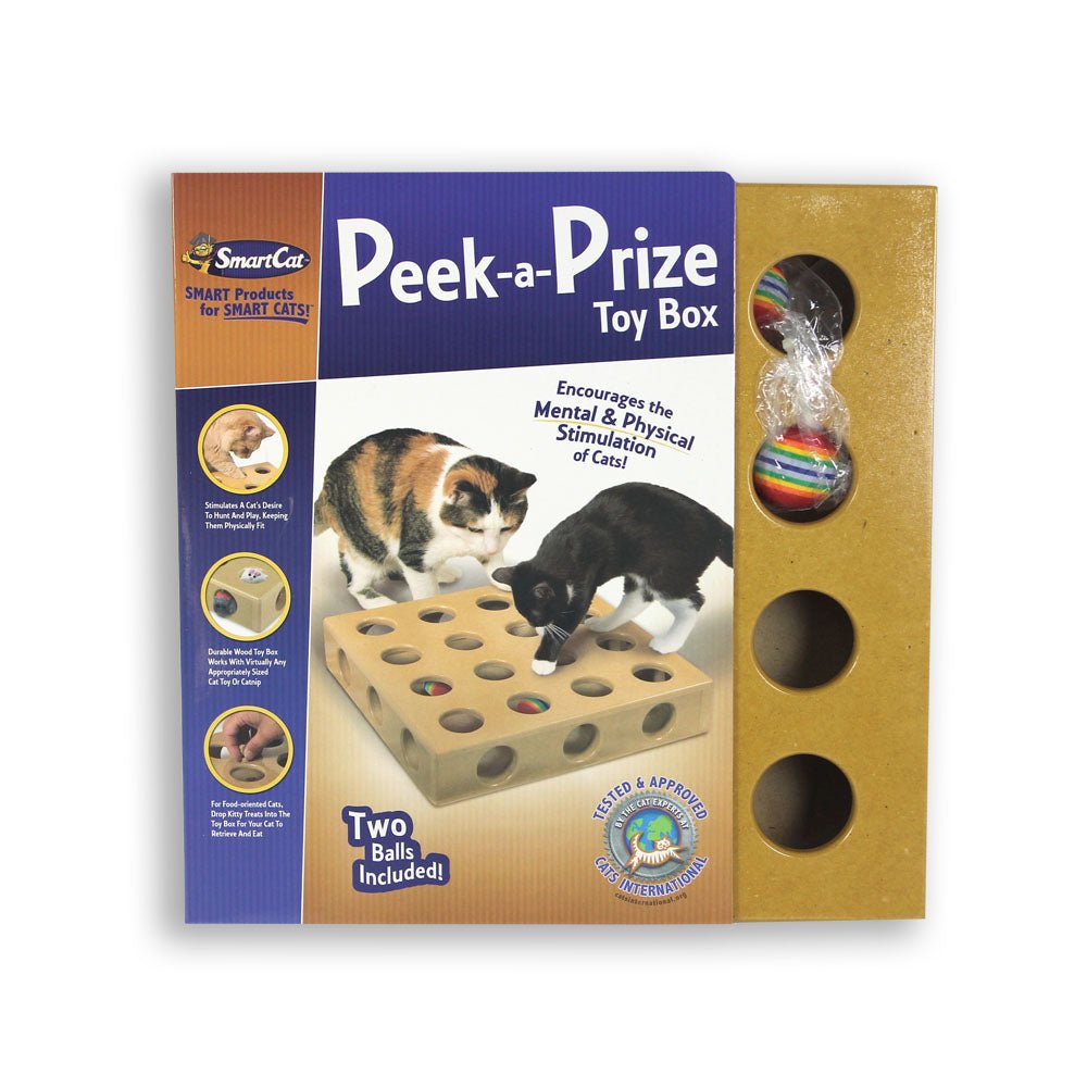 SmartCat Peek - a - Prize Toy Box - Pets Drug Mart
