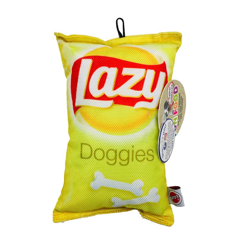 Snack Series Plush Dog Toy Lazy Doggies Chips - Pets Drug Mart