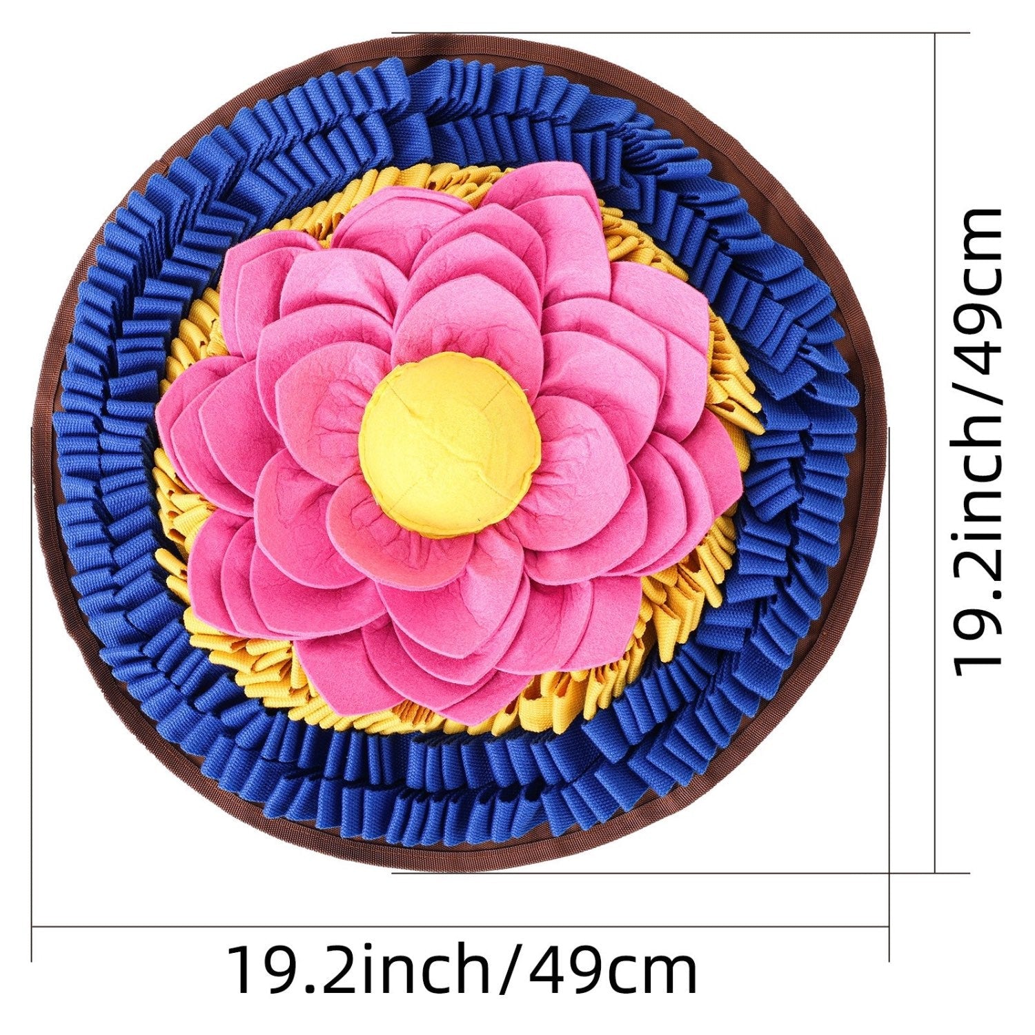 Snuffle Mat For Dogs Challenge Level 3 (Lotus Flower) - Pets Drug Mart