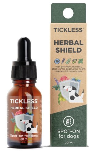 Tickless Herbal Shield Spot - On Essential Oil Blend for Dogs - Pets Drug Mart