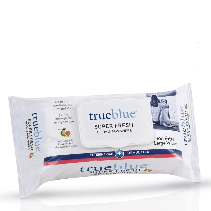 TrueBlue Super Fresh Body & Paw Wipes - Pets Drug Mart
