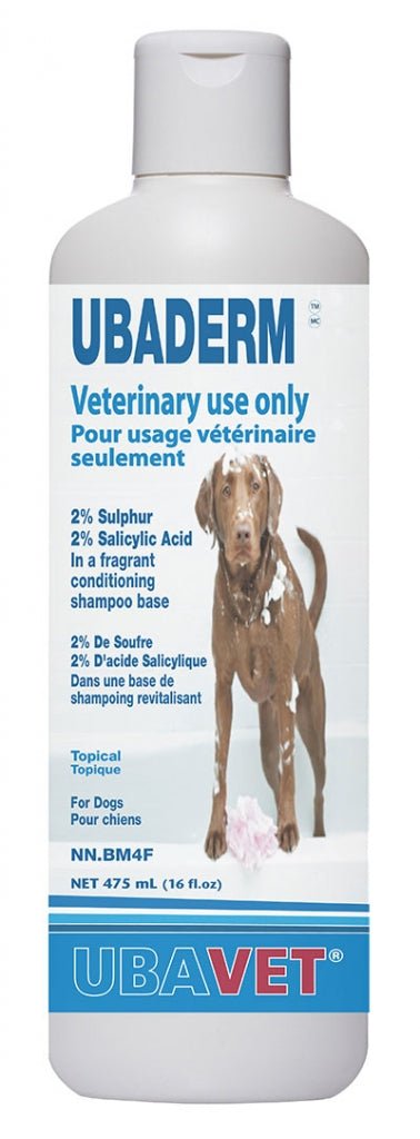 UbaVet UbaDerm Medicated Sulphur and Salicylic Acid Shampoo - Pets Drug Mart