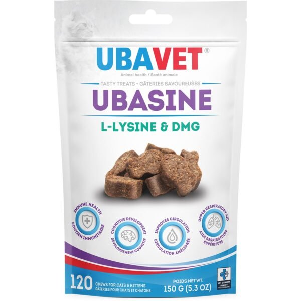 UbaVet UbaSine L - Lysine & DMG Soft Chews - Pets Drug Mart