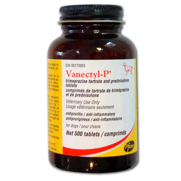 Vanectyl - P (trimeprazine / prednisolone) Tablet - Pets Drug Mart