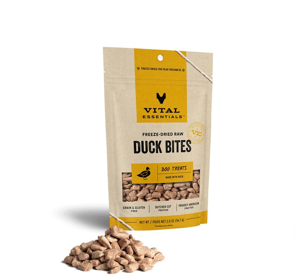 Viatl Essentials Freeze Dried Raw Duck Bites - Pets Drug Mart
