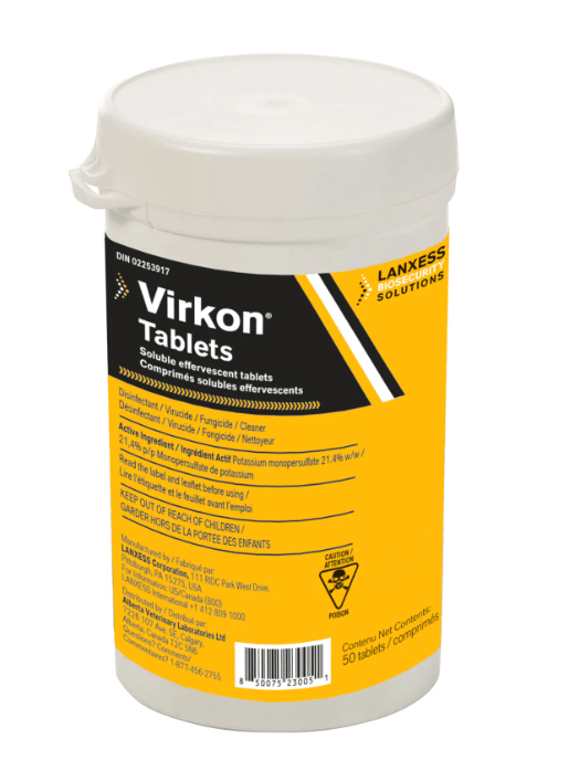 Virkon Disinfectant Virucide Fungicide Cleaner Tablet - Pets Drug Mart