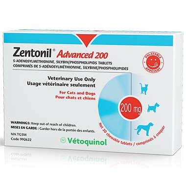 Zentonil Advanced 200 Chewable Tablets For Cats and Dogs Over 5 Kg 30 Count - Pets Drug Mart
