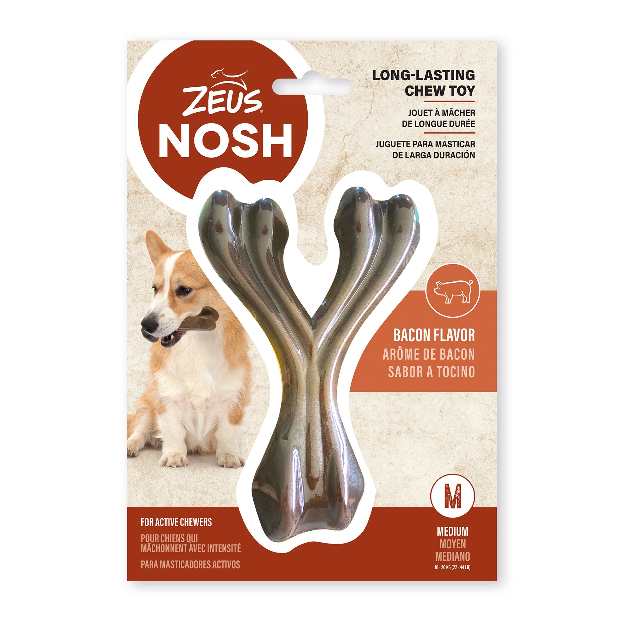 Zeus Nosh Wishbone Chew Toy for Dogs - Pets Drug Mart