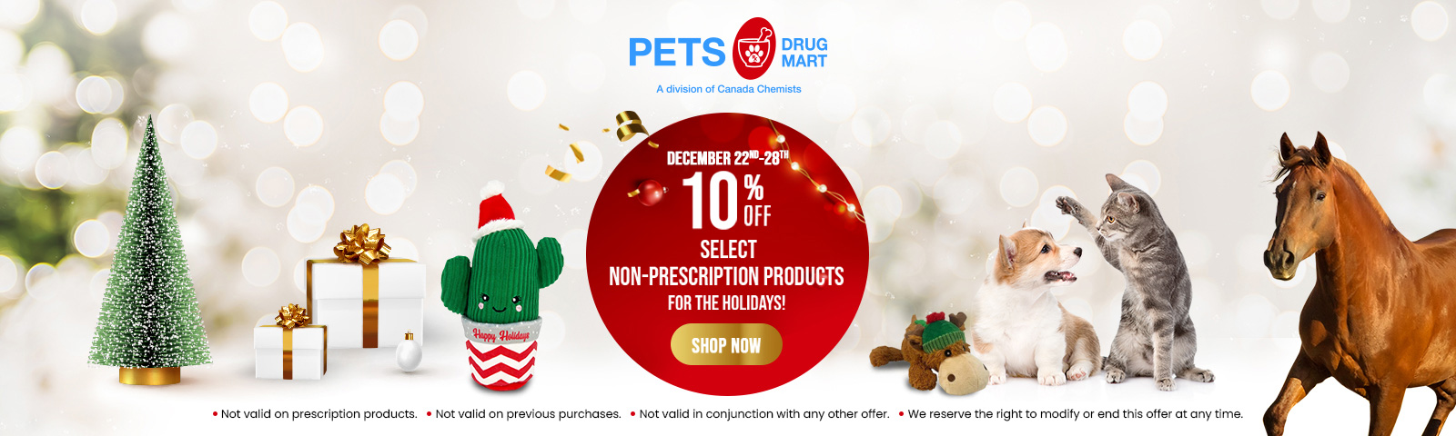 Pet Meds Supplements Pets Drug Mart Canada   18717207 Pets 202312 Holiday Banner 