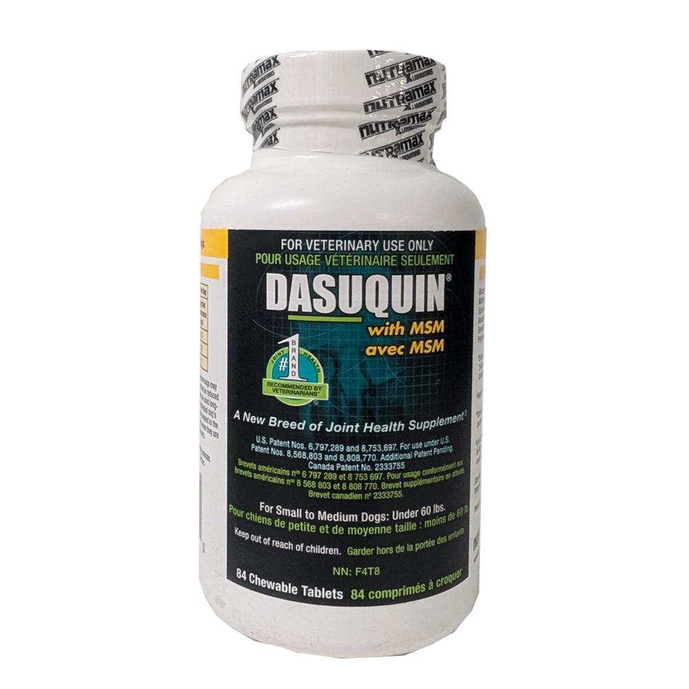 Dasuquin Joint Health Supplement With MSM Chewable Tablets For Small to Medium  Dogs - 84 Tablets
