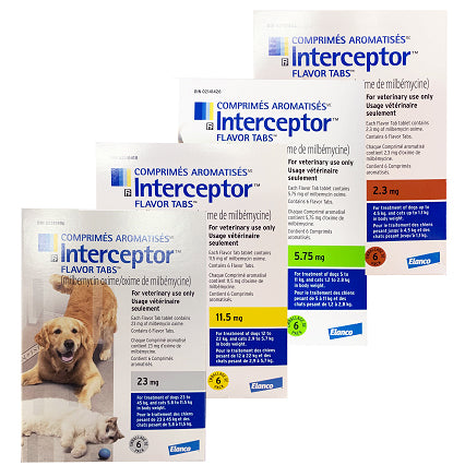 Interceptor Flavoured Parasiticide For Dogs Tablet