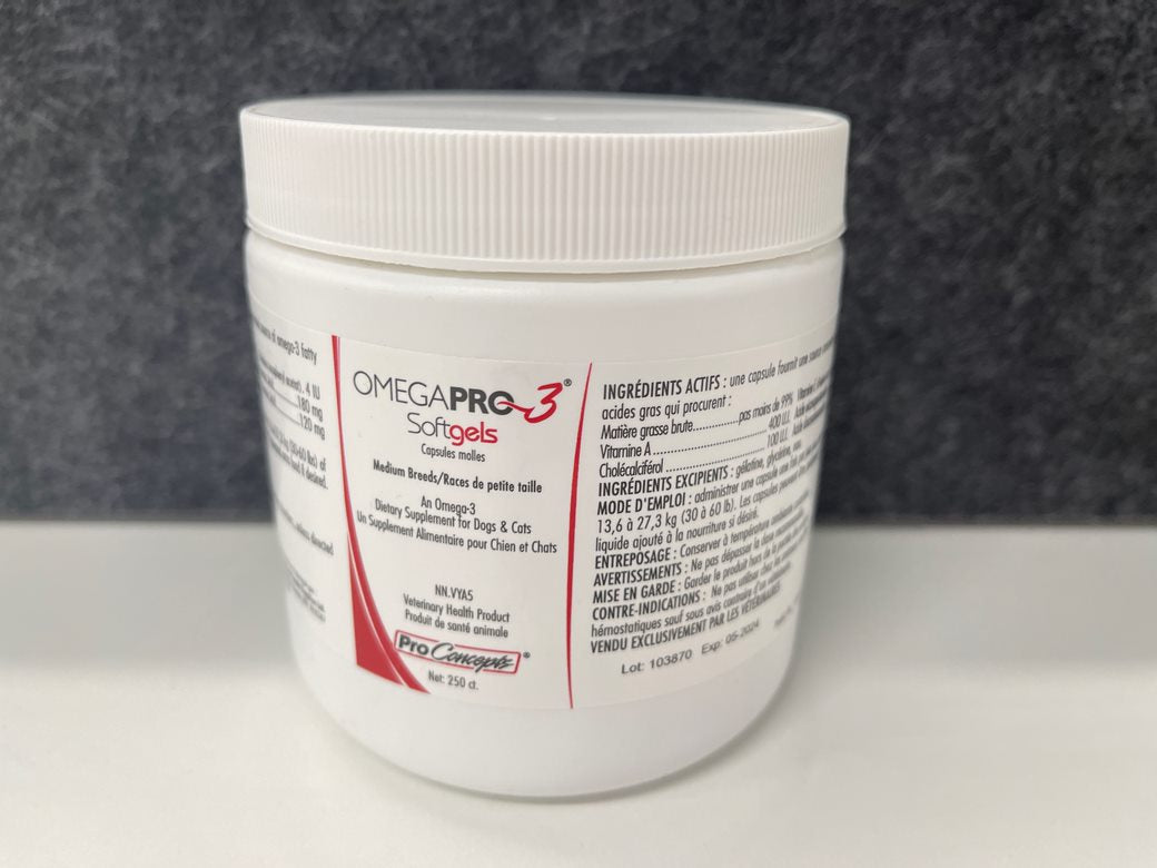ProConcepts OmegaPro-3 Softgels Small Breed (183 mg) - 90 Count