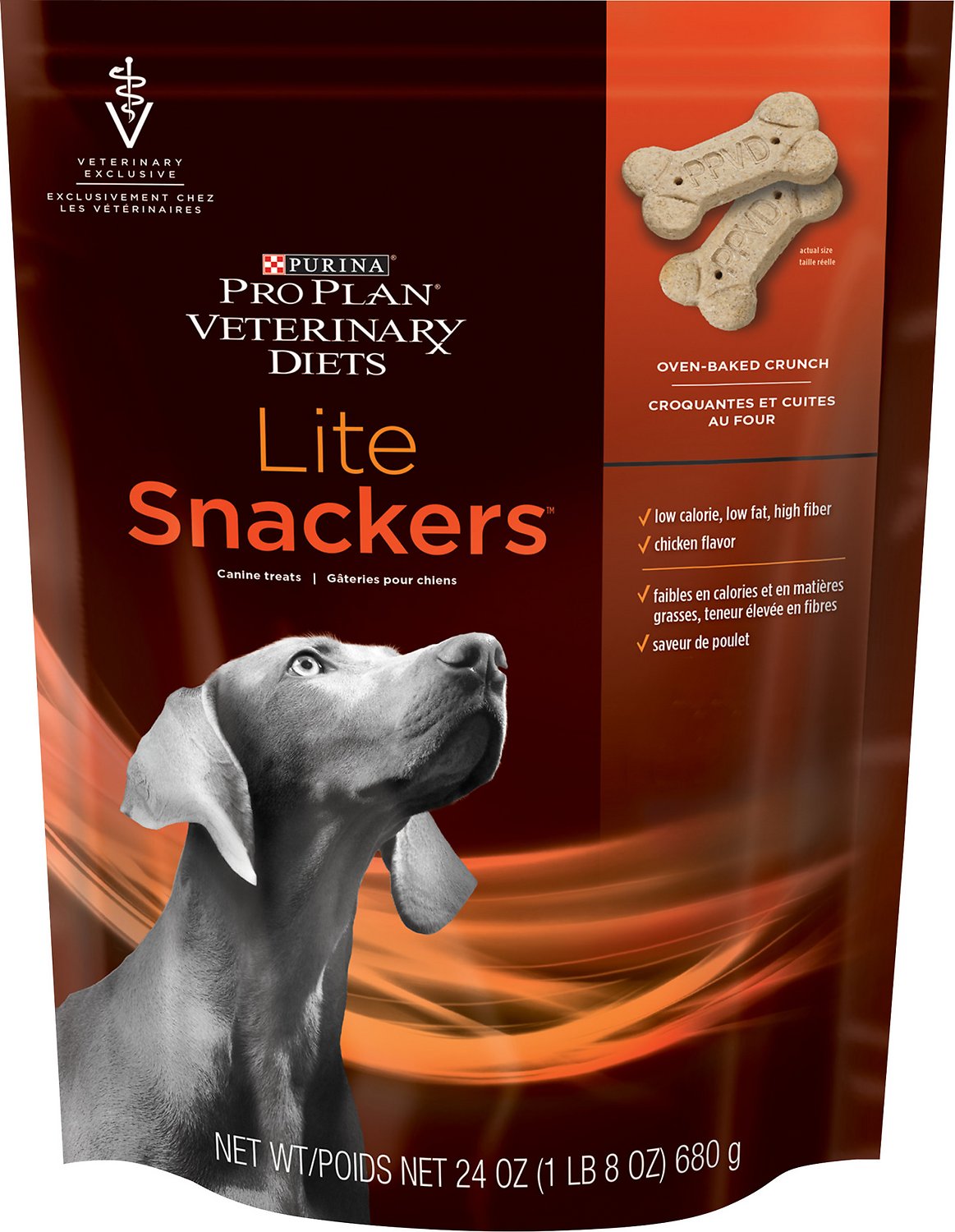 Pro Plan Veterinary Diets Lite Snackers Crunchy Dog Treats