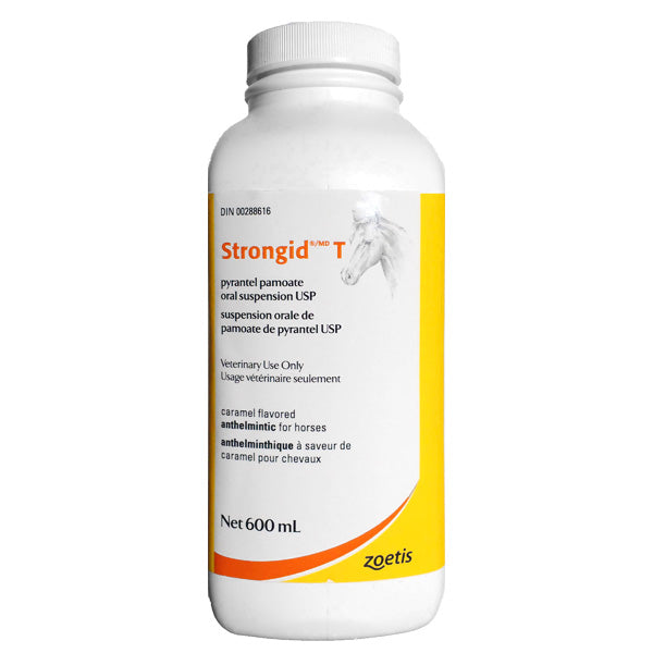 Strongid T Oral Anthelmintic For Horses 600 mL - %Single%