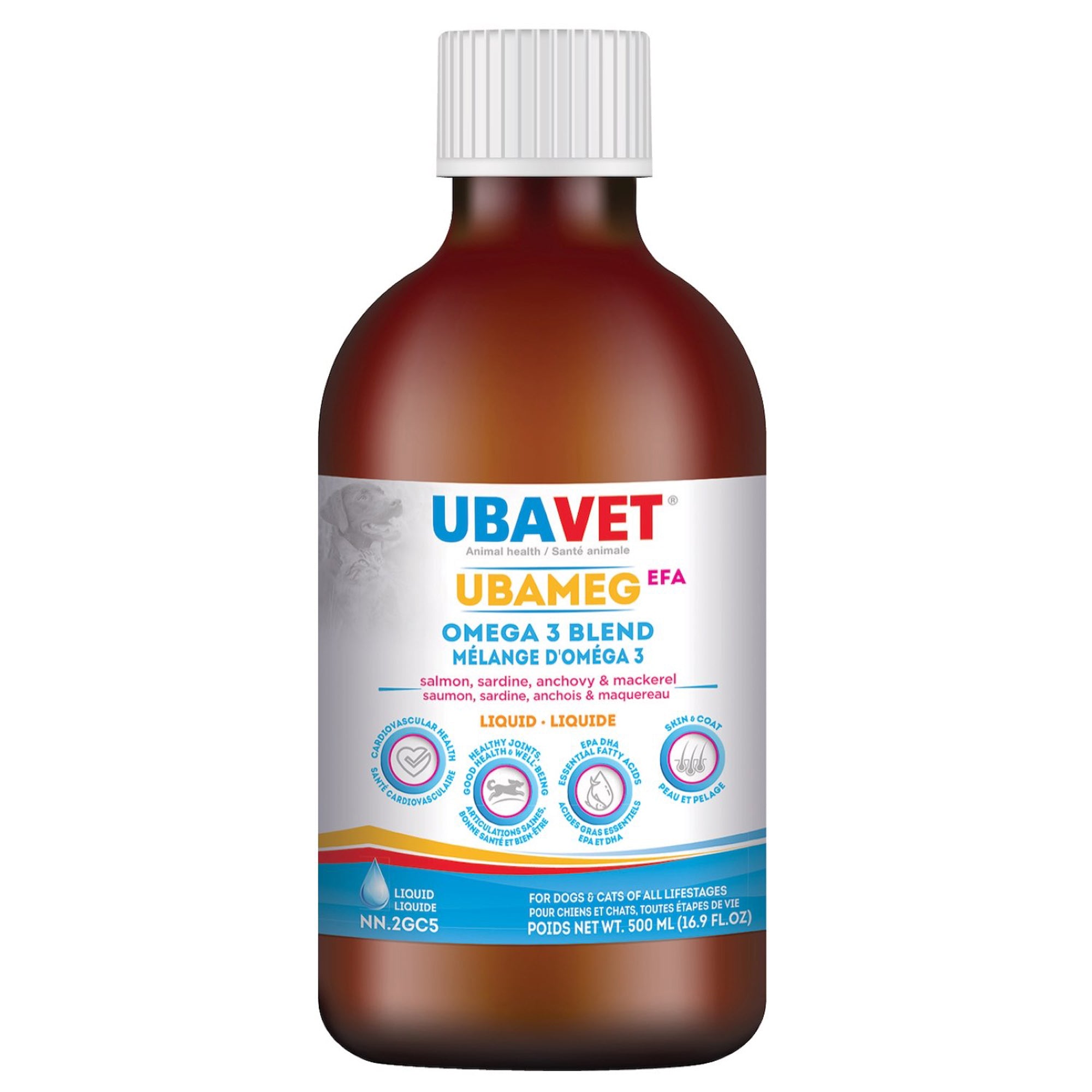 UbaMeg EFA Omega-3 Four Blend Liquid 500 mL