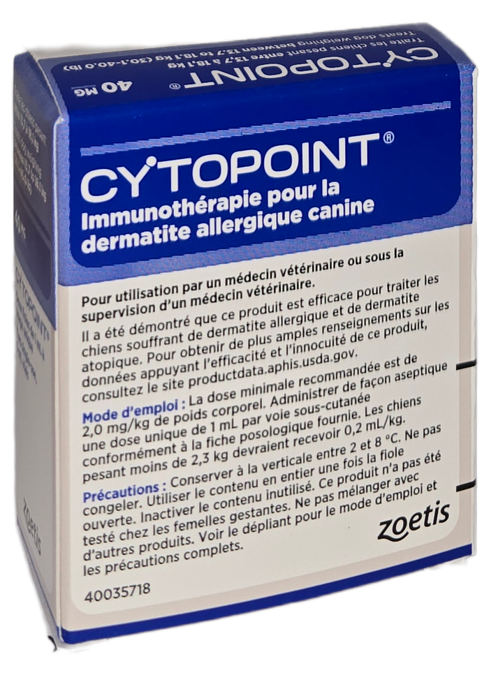 Cytopoint (lokivetmab) 40 mg/mL Injectable