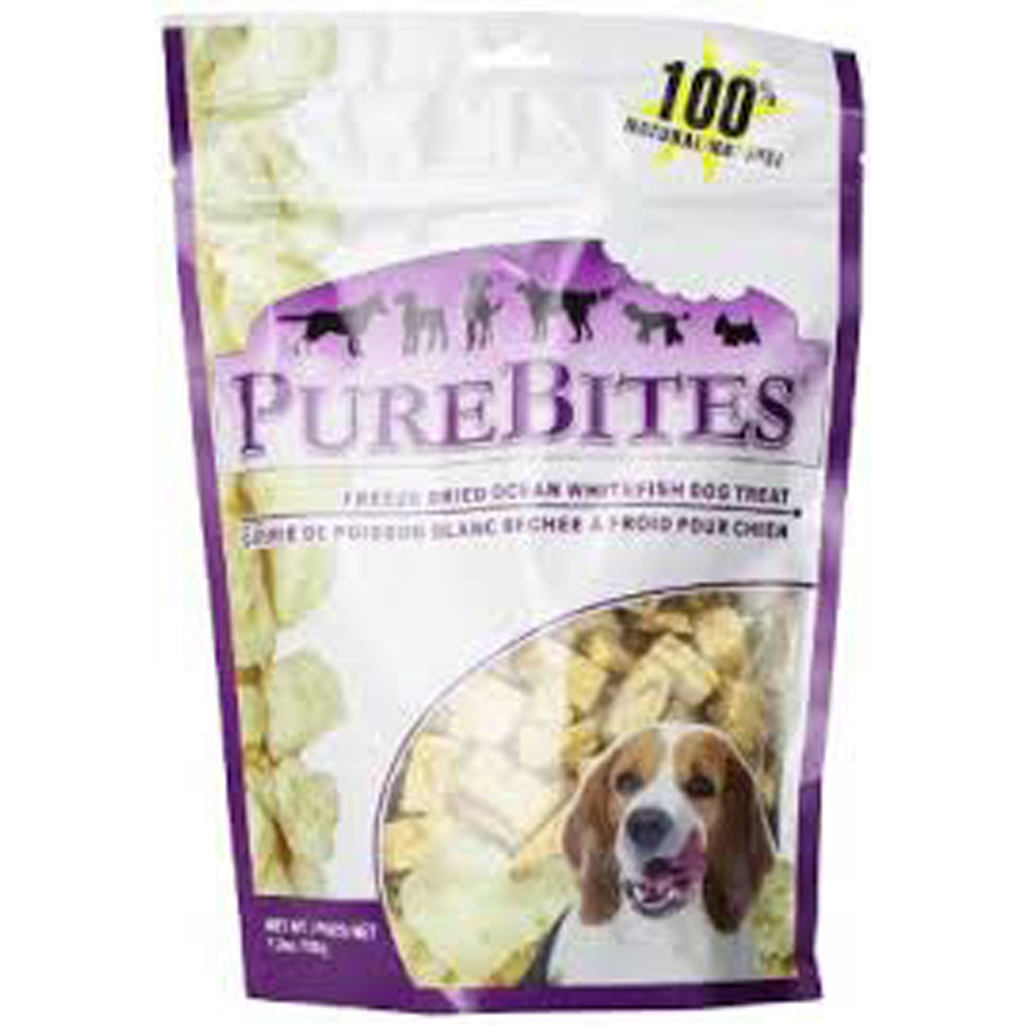 PureBites  Freeze Dried Ocean Whitefish Treats For Dogs - 24 g